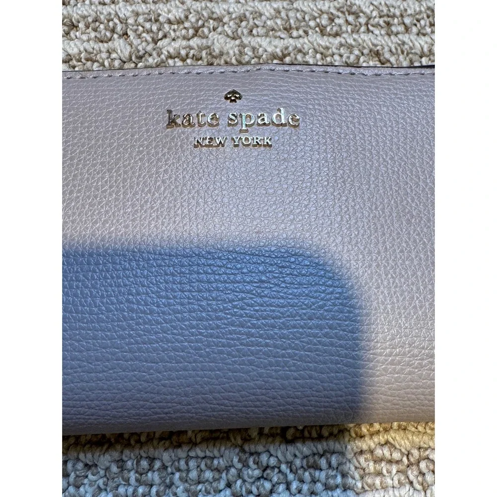 Kate Spade New York Taupe Pebbled Leather Hobo Bag and Matching Wallet Set
